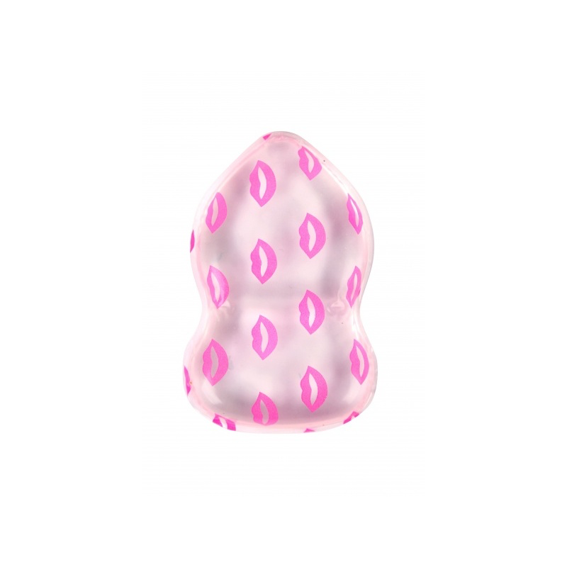 BYS Silicone Blending Sponge Eskimo Clear with Pink Lips